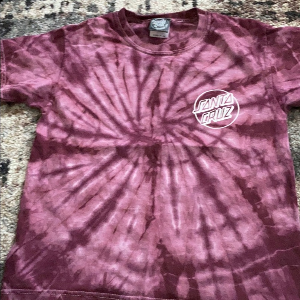 Tie die Santa Cruz shirt